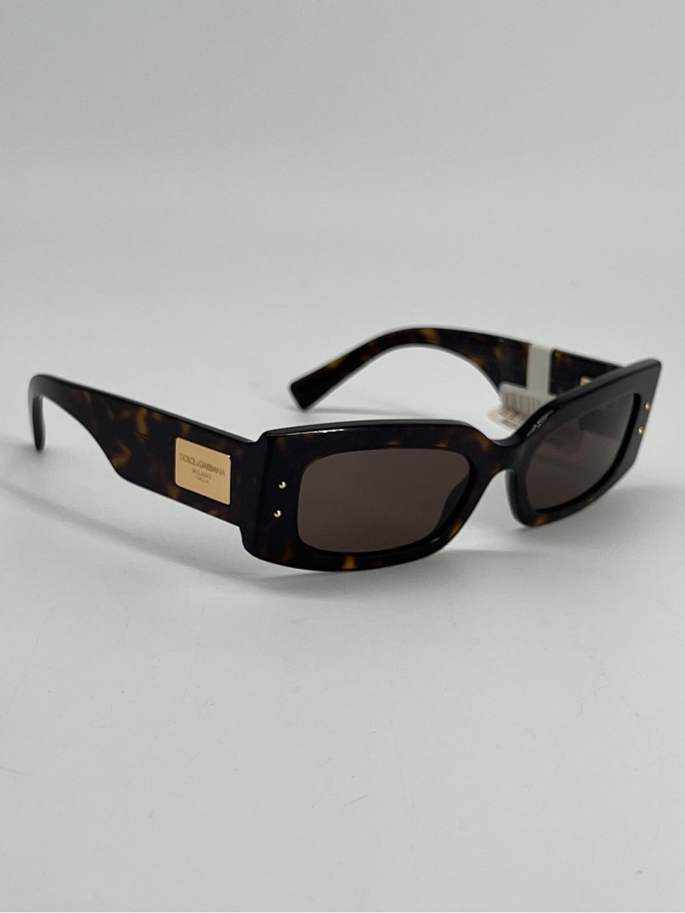 Dolce & Gabbana Women’s Tortoiseshell Havana Rectangle Sunglasses - Brown 55/19
